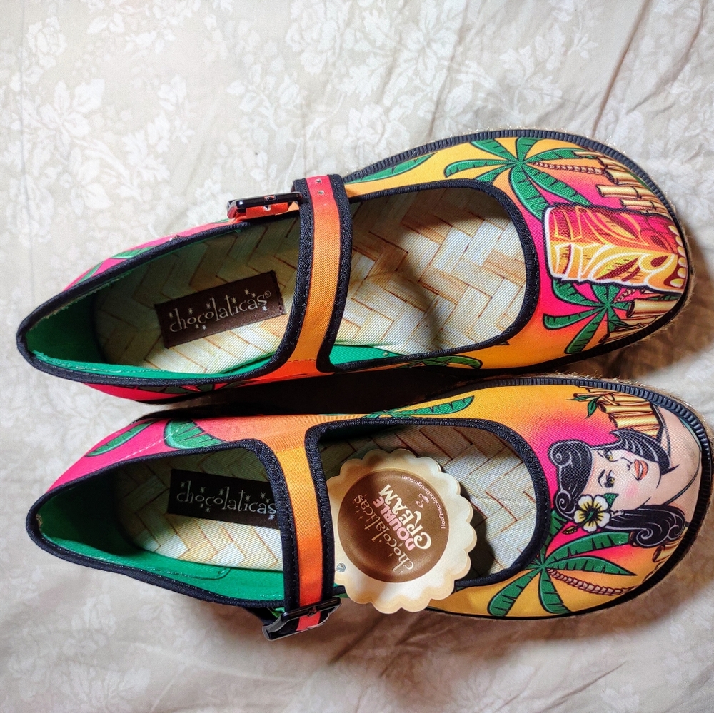 BNIB size 5 Chocolaticas Tiki platform - Picture 2 of 11
